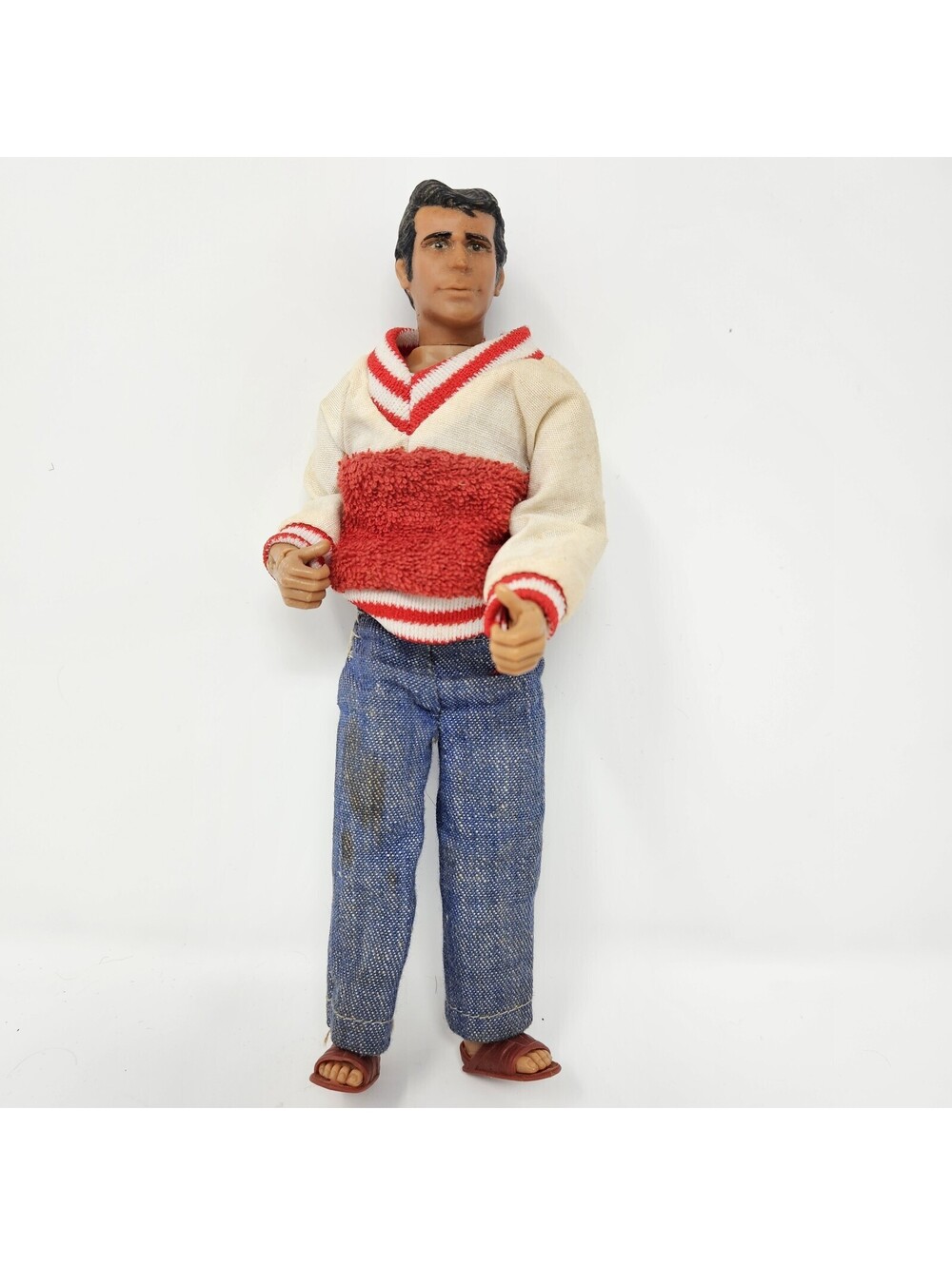 Vintage 1976 Mego Fonzie "The Fonz" Happy Days 8" Action Figure, Lever Works